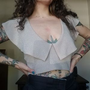 Sparkle crop top
